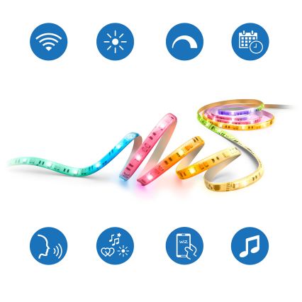Philips - LED RGBIC Stmívatelný pásek SMART STRIP 3m LED/13W/230V 2700-6500K Wi-Fi