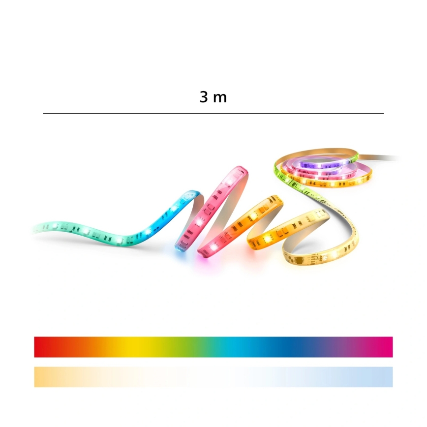 Philips - LED RGBIC Stmívatelný pásek SMART STRIP 3m LED/13W/230V 2700-6500K Wi-Fi