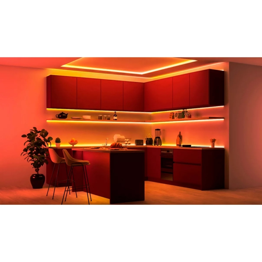 Philips - LED RGBIC Stmívatelný pásek SMART STRIP 4m LED/12W/230V 2700-6500K Wi-Fi