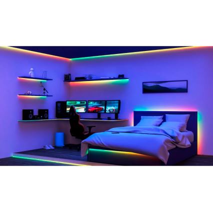 Philips - LED RGBIC Stmívatelný pásek SMART STRIP 4m LED/12W/230V 2700-6500K Wi-Fi
