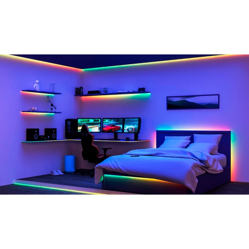 Philips - LED RGBIC Stmívatelný pásek SMART STRIP 4m LED/12W/230V 2700-6500K Wi-Fi