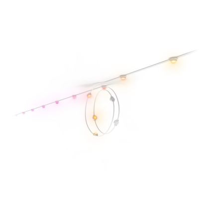 Philips - LED RGBW Prodlužovací stmívatelný venkovní řetěz Hue FESTAVIA 16xLED 9m 1000-20000K IP65