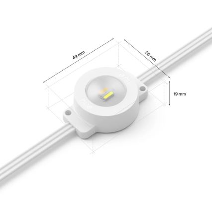 Philips - LED RGBW Prodlužovací stmívatelný venkovní řetěz Hue FESTAVIA 16xLED 9m 1000-20000K IP65