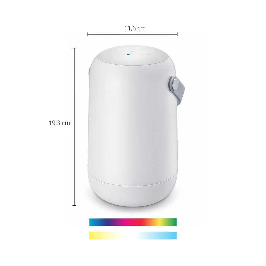 Philips - LED RGBW Stmívatelná přenosná dotyková stolní lampa SMART LED/13,5W/3,6V 2200-6500K Wi-Fi 1800 mAh