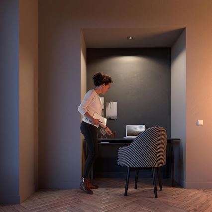 Philips - LED RGBW Stmívatelné podhledové svítidlo DONEGAL 1xGU10/4,8W/230V + dálkové ovládání