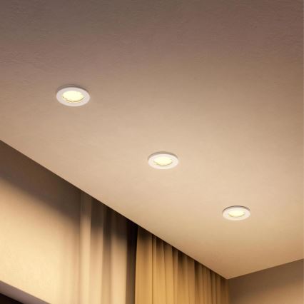 Philips - LED RGBW Stmívatelné podhledové svítidlo PERIDOT 1xGU10/6,5W/230V 2700-6500K bílá