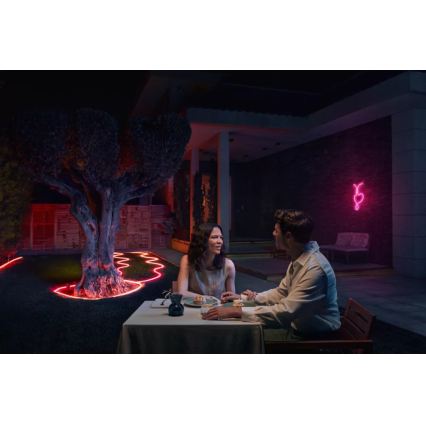 Philips - LED RGBW Stmívatelný venkovní pásek Hue NEON 10m LED/30W/230V 2200-6500K IP67