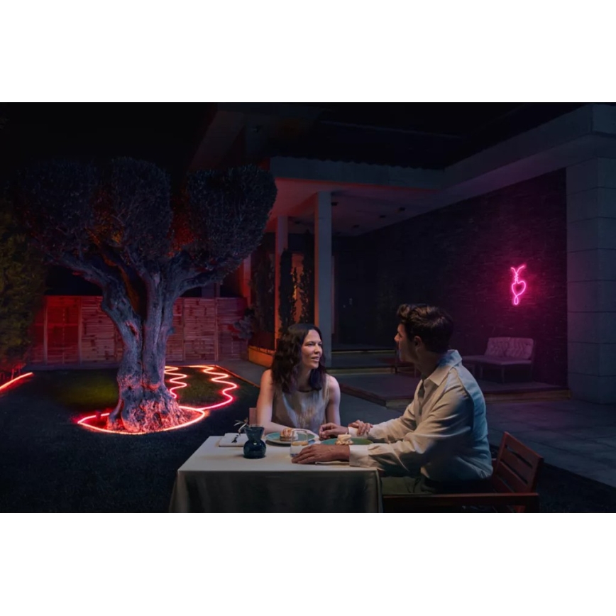 Philips - LED RGBW Stmívatelný venkovní pásek Hue NEON 5m LED/30W/230V 2200-6500K IP67