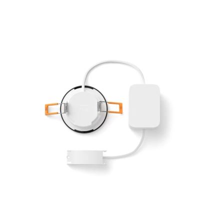 Philips - LED RGBW Stmívatelné koupelnové podhledové svítidlo Hue SLIM LED/8,3W/230V 1000-20000K černá P44