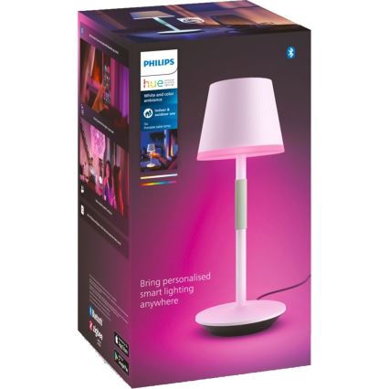 Philips - LED RGBW Stmívatelná venkovní dotyková lampa Hue GO LED/6,2W/230V 2000-6500K IP54