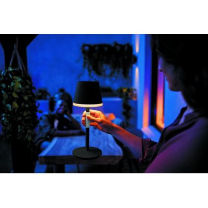 Philips - LED RGBW Stmívatelná venkovní dotyková lampa Hue GO LED/6,2W/230V 2000-6500K IP54