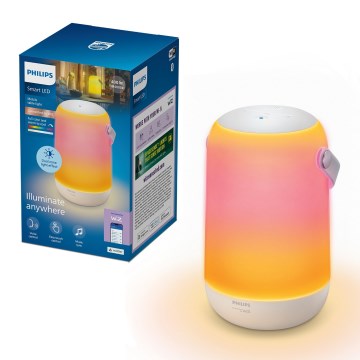 Philips - LED RGBW Stmívatelná přenosná dotyková stolní lampa SMART LED/13,5W/3,6V 2200-6500K Wi-Fi 1800 mAh