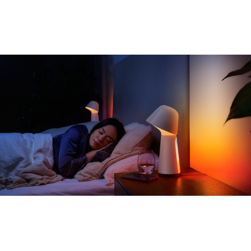 Philips - LED RGBW Stmívatelná stolní lampa Hue TWILIGHT LED/13,4W/230V 2000-6500K