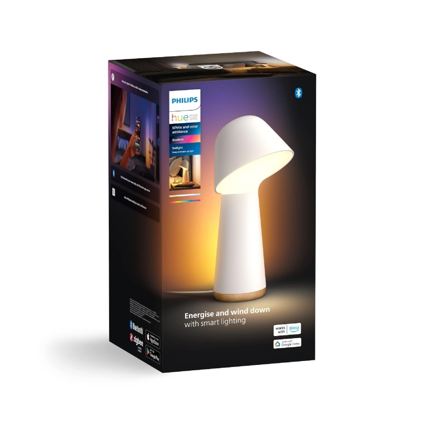Philips - LED RGBW Stmívatelná stolní lampa Hue TWILIGHT LED/13,4W/230V 2000-6500K