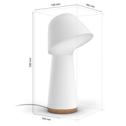 Philips - LED RGBW Stmívatelná stolní lampa Hue TWILIGHT LED/13,4W/230V 2000-6500K