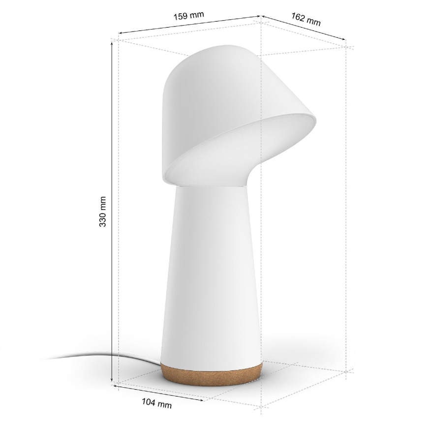 Philips - LED RGBW Stmívatelná stolní lampa Hue TWILIGHT LED/13,4W/230V 2000-6500K