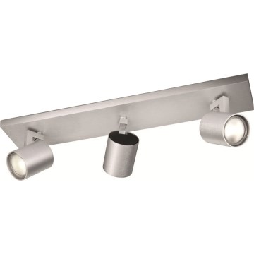 Philips - LED RGBW Stmívatelné bodové svítidlo 3xGU10/6W/230V matný chrom + dálkové ovládání