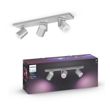 Philips - LED RGBW Stmívatelné bodové svítidlo Hue ARGENA 3xGU10/5,7W/230V