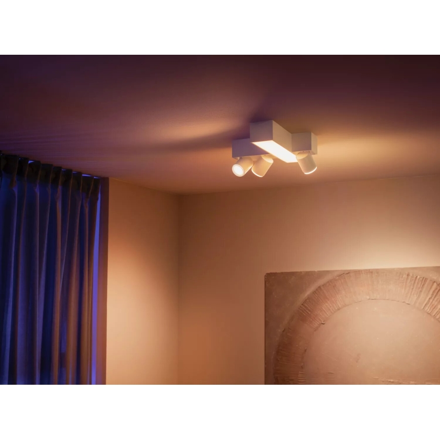 Philips - LED RGBW Stmívatelné bodové svítidlo Hue CENTRIS 3xGU10/4,2W/230V + LED/11W 2000-6500K
