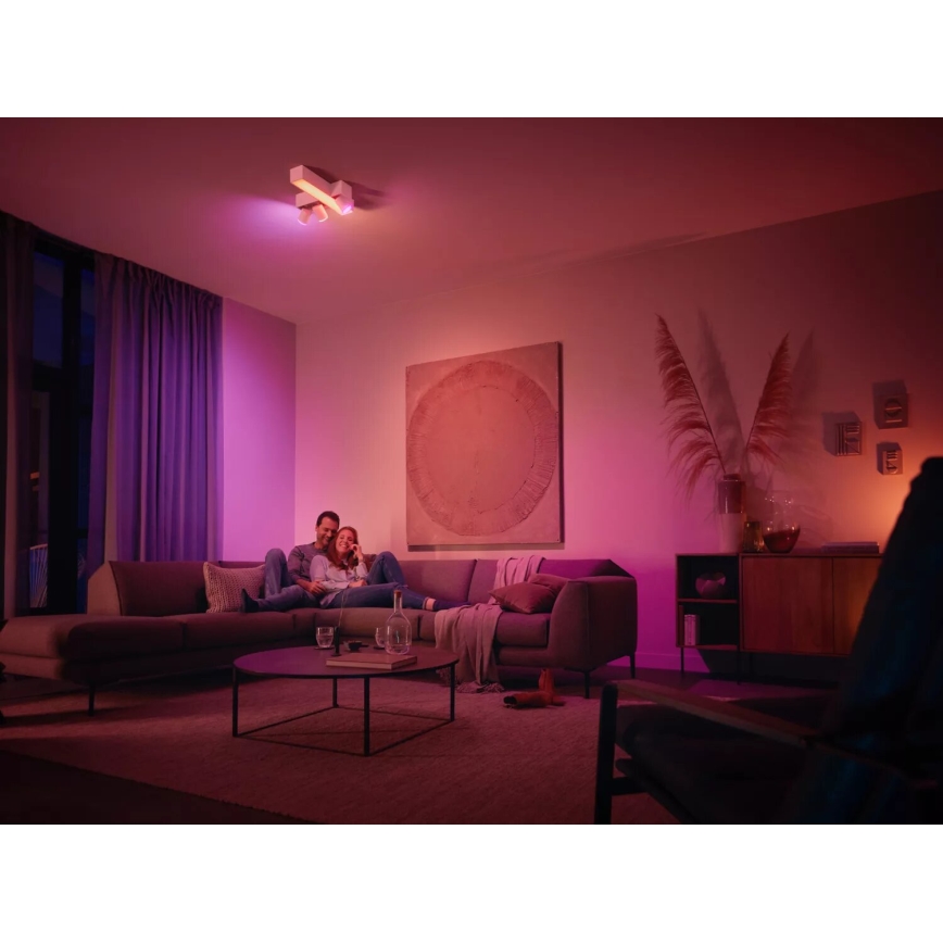 Philips - LED RGBW Stmívatelné bodové svítidlo Hue CENTRIS 3xGU10/4,2W/230V + LED/11W 2000-6500K
