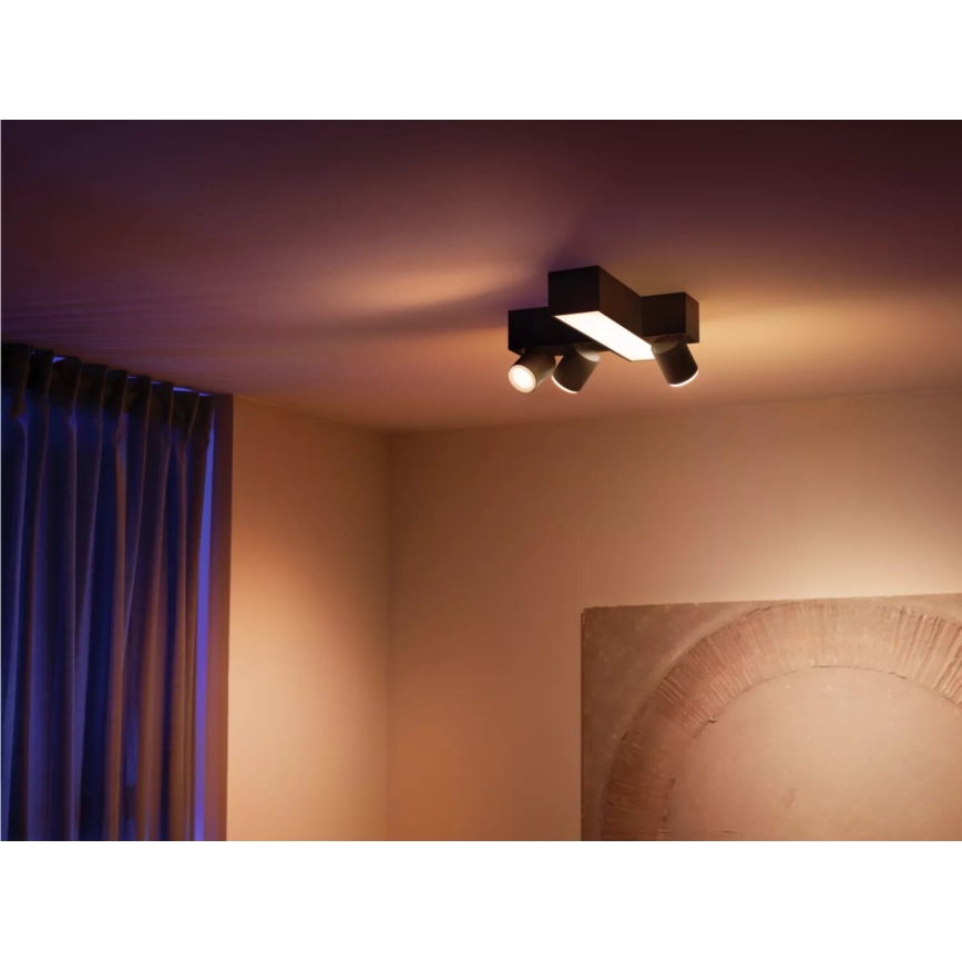 Philips - LED RGBW Stmívatelné bodové svítidlo Hue CENTRIS 3xGU10/4,2W/230V + LED/11W 2000-6500K