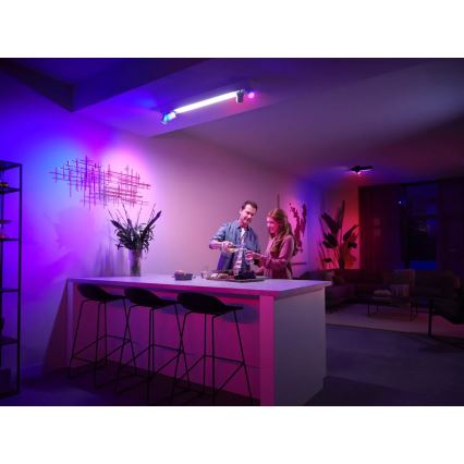 Philips - LED RGBW Stmívatelné bodové svítidlo Hue CENTRIS 4xGU10/4,2W/230V + LED/11W 2000-6500K