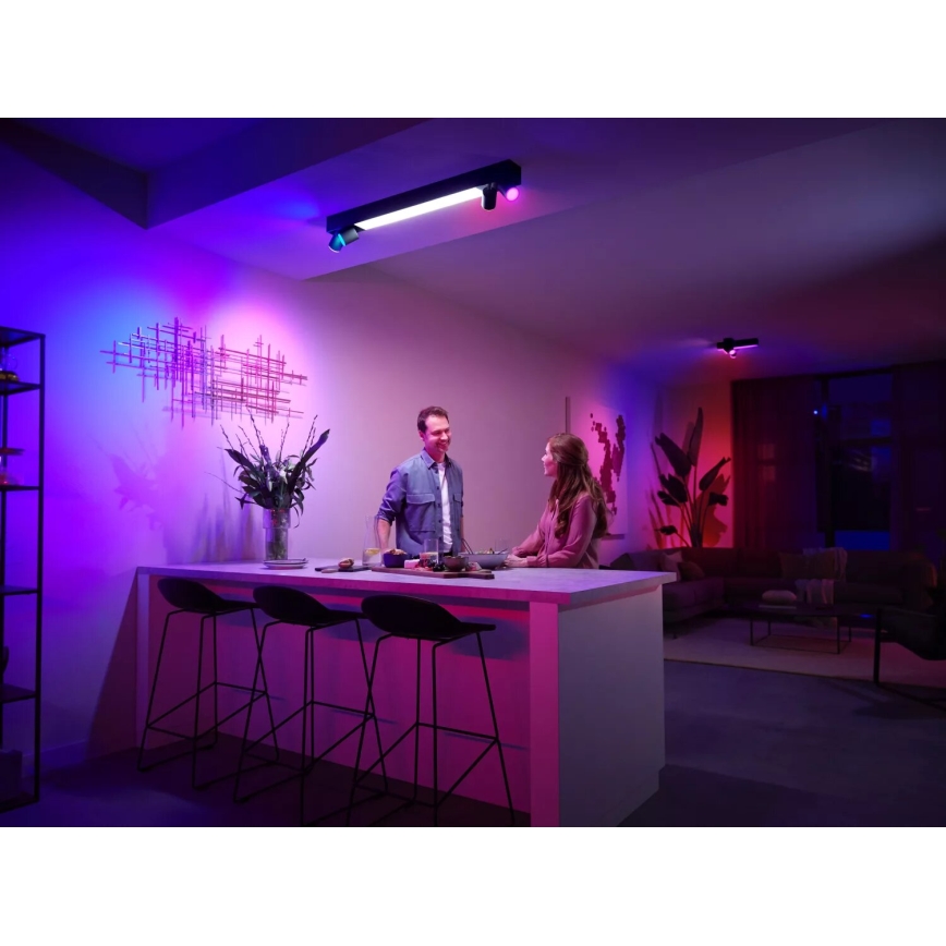 Philips - LED RGBW Stmívatelné bodové svítidlo Hue CENTRIS 4xGU10/4,2W/230V + LED/11W 2000-6500K