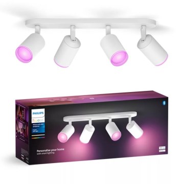 Philips - LED RGBW Stmívatelné bodové svítidlo Hue FUGATO 4xGU10/4,2W/230V 2000-6500K bílá