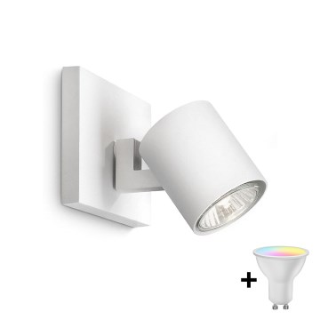 Philips - LED RGBW Stmívatelné bodové svítidlo RUNNER 1xGU10/6,5W/230V 2700-6500K bílá