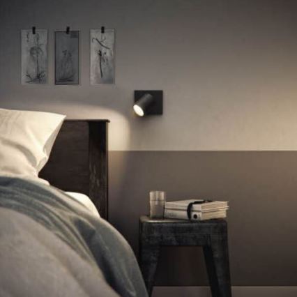 Philips - LED RGBW Stmívatelné bodové svítidlo RUNNER 1xGU10/6,5W/230V 2700-6500K černá