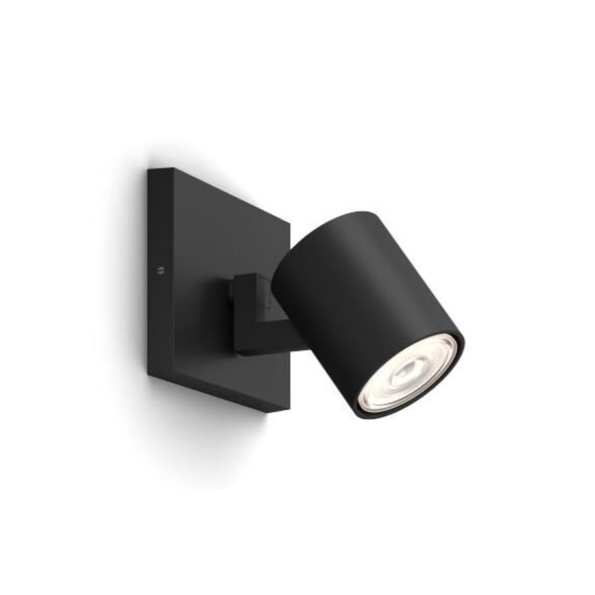 Philips - LED RGBW Stmívatelné bodové svítidlo RUNNER 1xGU10/6,5W/230V 2700-6500K černá