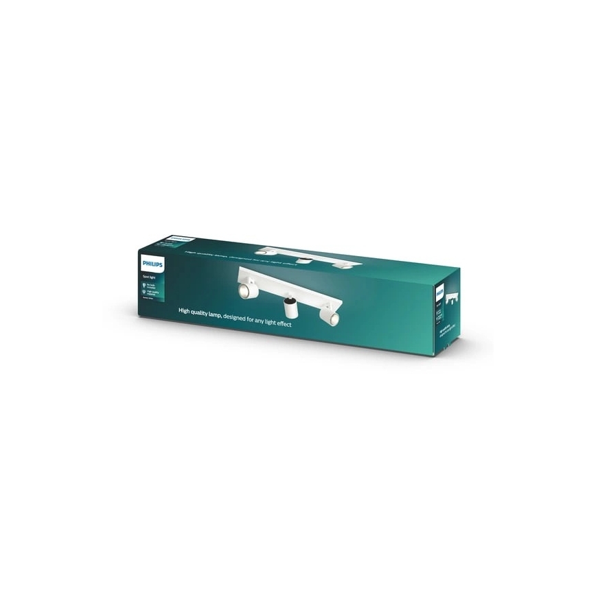 Philips - LED RGBW Stmívatelné bodové svítidlo RUNNER 3xGU10/6,5W/230V 2700-6500K bílá
