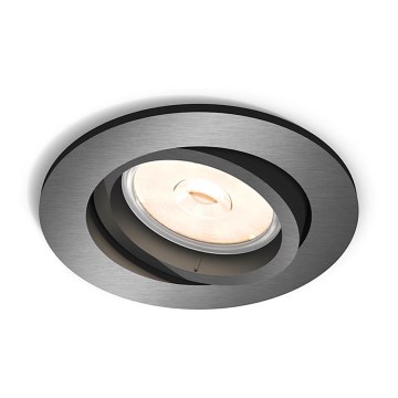 Philips - LED RGBW Stmívatelné podhledové svítidlo DONEGAL 1xGU10/4,8W/230V + dálkové ovládání