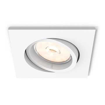 Philips - LED RGBW Stmívatelné podhledové svítidlo DONEGAL 1xGU10/4,8W/230V + dálkové ovládání