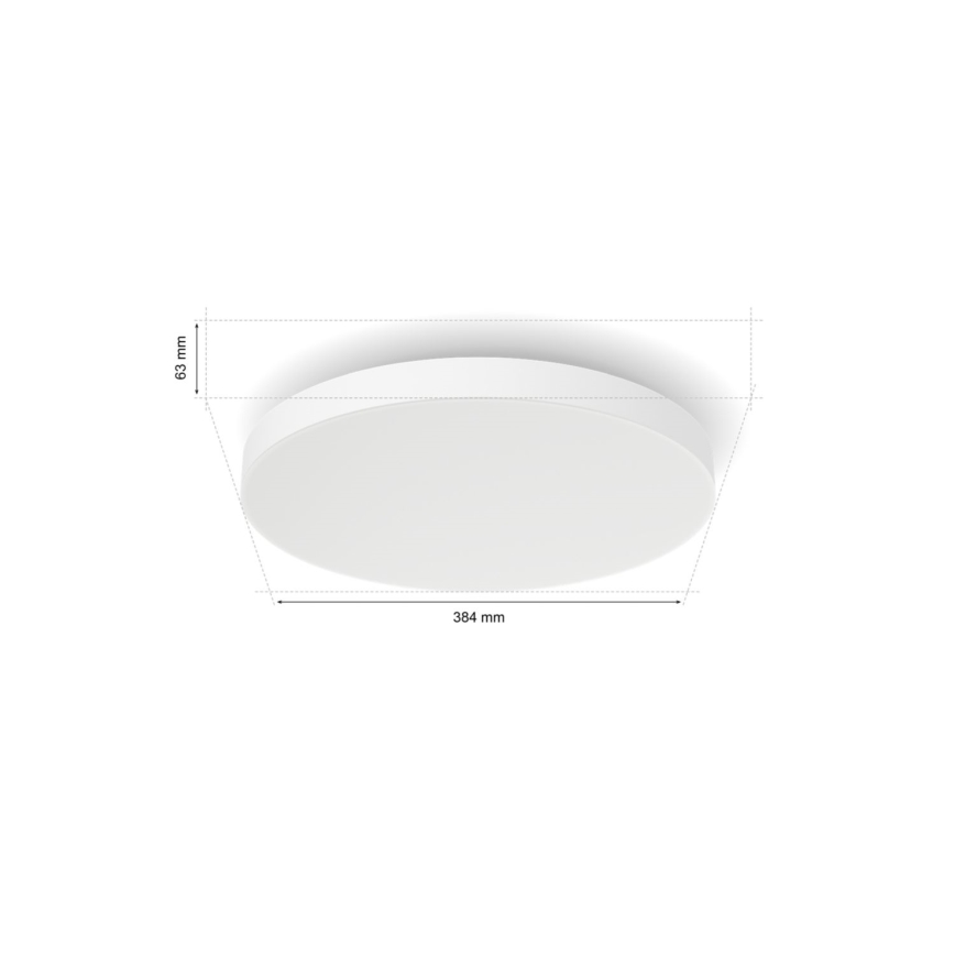 Philips - LED RGBW Stmívatelné stropní svítidlo Hue DATURA LED/48W/230V 2000-6500K