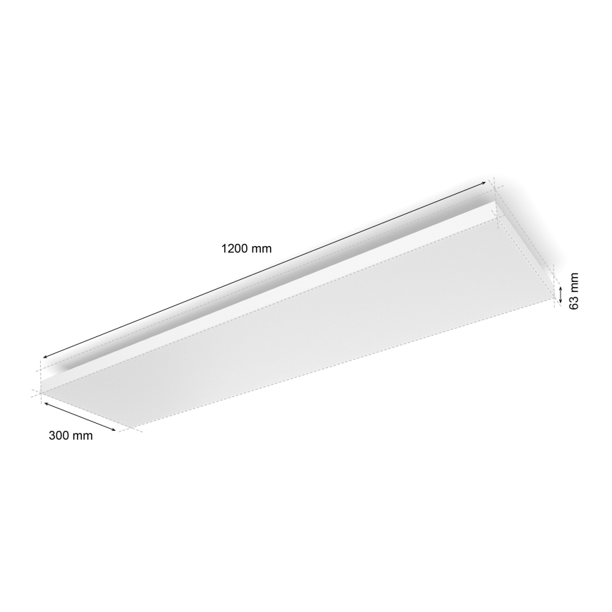 Philips - LED RGBW Stmívatelné stropní svítidlo Hue DATURA LED/67W/230V 2000-6500K