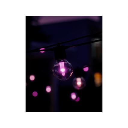 Philips - LED RGBW Stmívatelný venkovní řetěz Hue FESTAVIA 20xLED 14m IP65