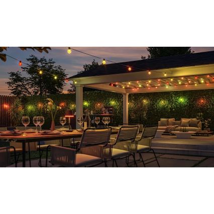 Philips - LED RGBW Stmívatelný venkovní řetěz Hue FESTAVIA 20xLED 14m IP65
