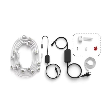 Philips - LED RGBW Stmívatelný venkovní řetěz Hue FESTAVIA 32xLED 18m 1000-20000K IP65