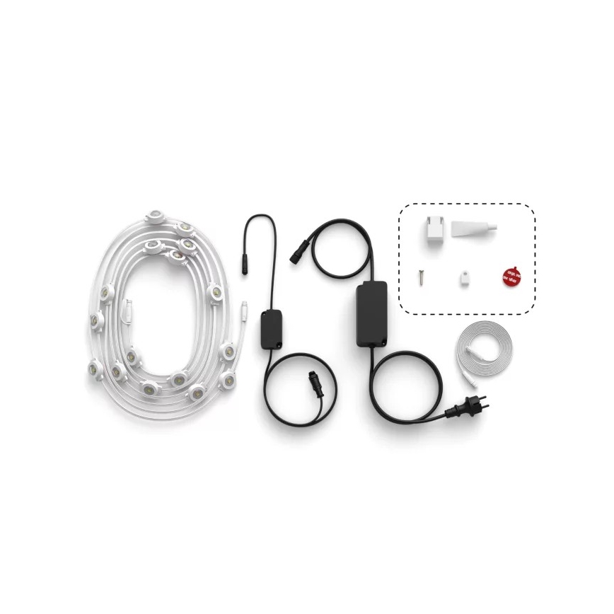 Philips - LED RGBW Stmívatelný venkovní řetěz Hue FESTAVIA 32xLED 18m 1000-20000K IP65