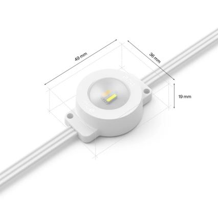Philips - LED RGBW Stmívatelný venkovní řetěz Hue FESTAVIA 32xLED 18m 1000-20000K IP65