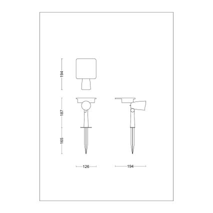 Philips - LED Solární bodové svítidlo ASHLYN LED/1,4W/3,7V 2700K IP44