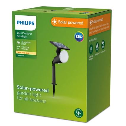 Philips - LED Solární bodové svítidlo JIVIX LED/1,4W/3,7V IP44