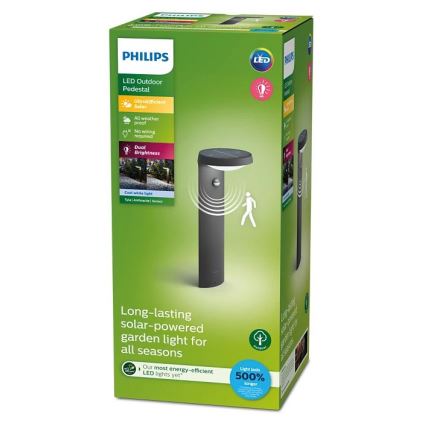 Philips - LED Solární lampa se senzorem LED/1,2W/4V 1800 mAh 4000K IP44