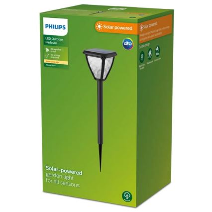 Philips - LED Solární lampa VAPORA LED/1,5W/3,7V 1500 mAh IP44