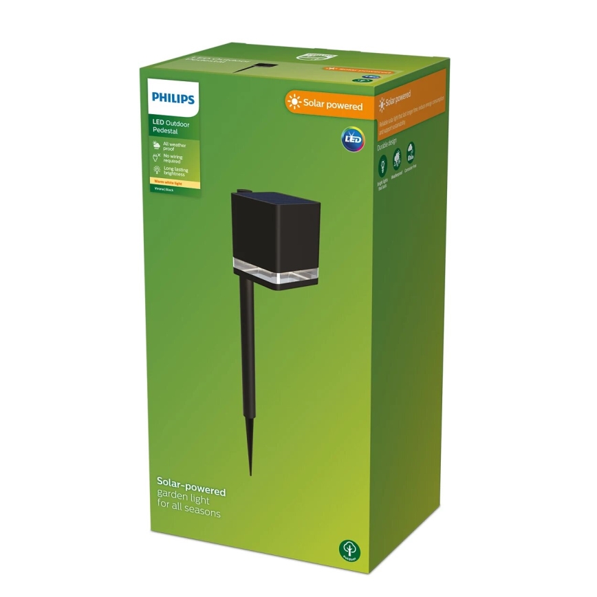 Philips - LED Solární lampa VIRONA LED/1,8W/3,7V 2700K IP44