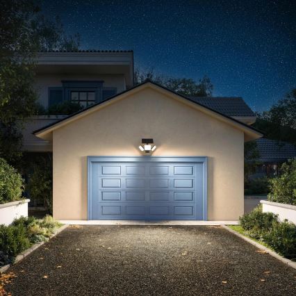 Philips - LED Solární nástěnné svítidlo se senzorem ZYREN LED/24,5W/3,7V 2600 mAh 3000K IP65