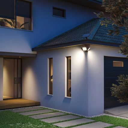 Philips - LED Solární nástěnné svítidlo se senzorem ZYREN LED/24,5W/3,7V 2600 mAh 3000K IP65