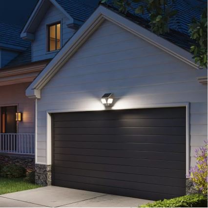 Philips - LED Solární nástěnné svítidlo se senzorem ZYREN LED/24,5W/3,7V 2600 mAh 5000K IP65 bílá