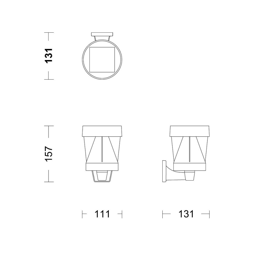 Philips - LED Solární nástěnné svítidlo AVERY LED/1,8W/3,7V 2700K IP44